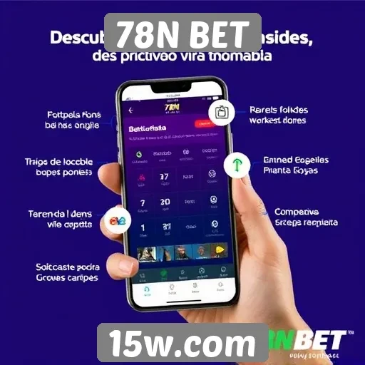 Funcionalidades do aplicativo móvel da 78N BET
